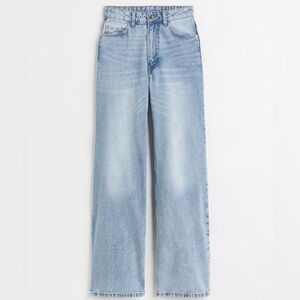 H&M Wide High Rise Jeans